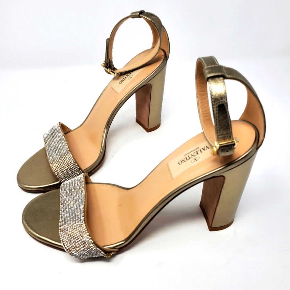 Valentino Champagne Pumps